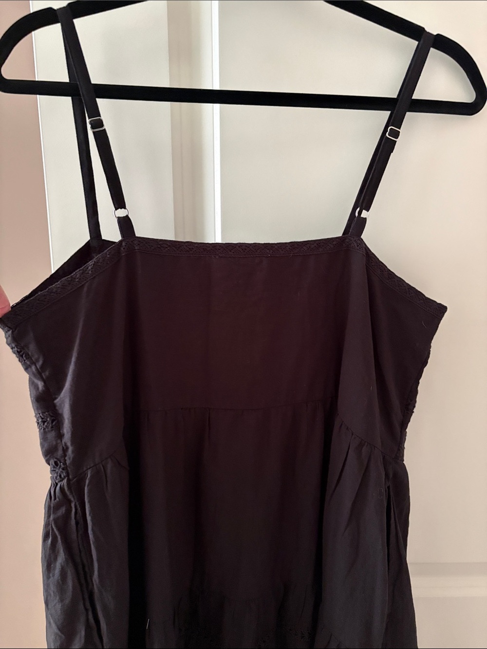 Universal Thread Black Tiered Maxi Sundress with Spaghetti Straps - Picture 5 of 5